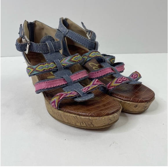 Sam Edelman Elsie Tia Strappy Multicolored
Wedge Sandals - Picture 11 of 11